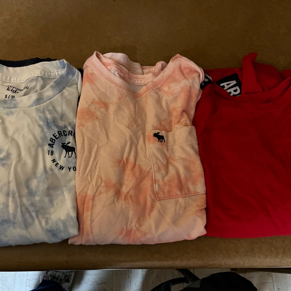 Abercrombie 3 Long Sleeve Boys Shirts
